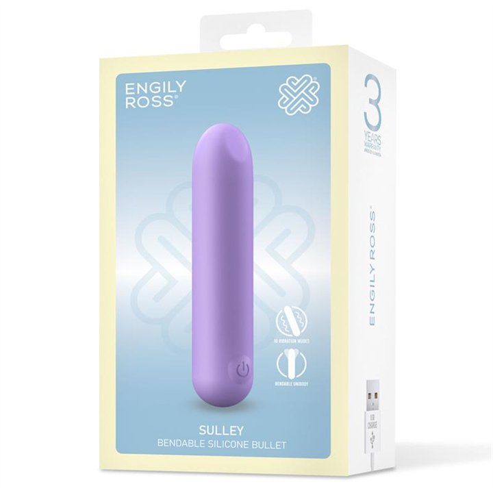 Sulley Vibrating Bullet Liquid Silicone Unibody Bendable USB - ER00192 - Teknashop Ltd