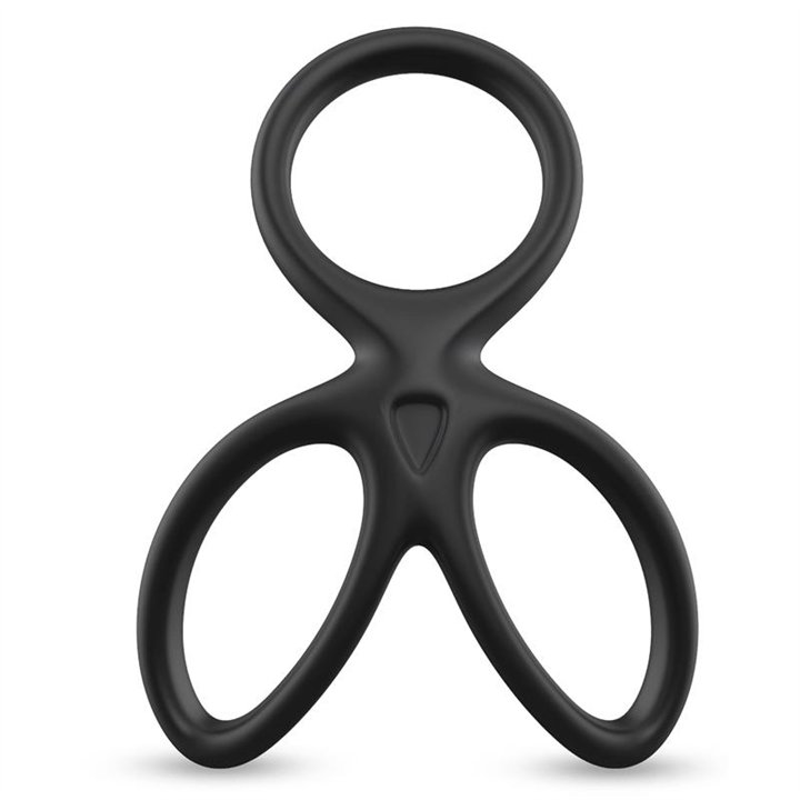 Triple Penis and Testicles Ring Liquid Silicone - BR-189 - Teknashop Ltd