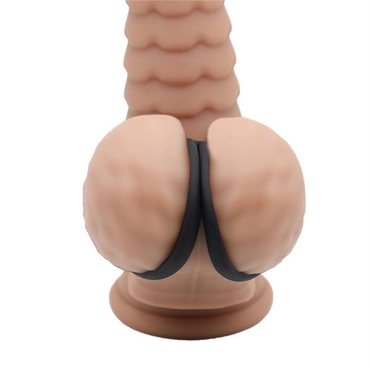 Triple Penis and Testicles Ring Liquid Silicone - BR-189 - Teknashop Ltd