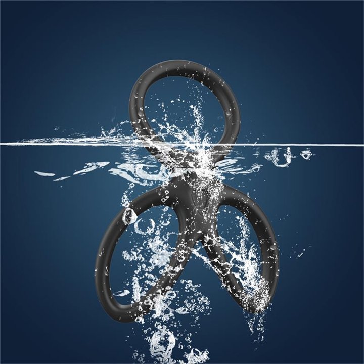 Triple Penis and Testicles Ring Liquid Silicone - BR-189 - Teknashop Ltd