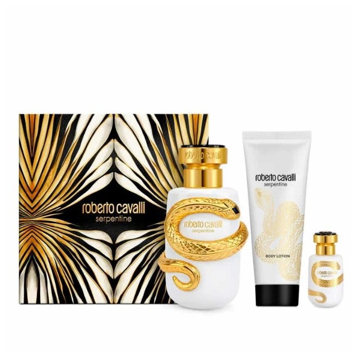 Roberto Cavalli Serpentine Eau De Parfum Spray 100ml Set 3 Pieces - woman - Teknashop Ltd