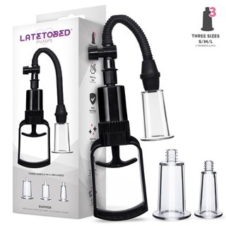 Dupper Clitoris and Nipple Manual Pump 3 Cups - LT-204 - Teknashop Ltd