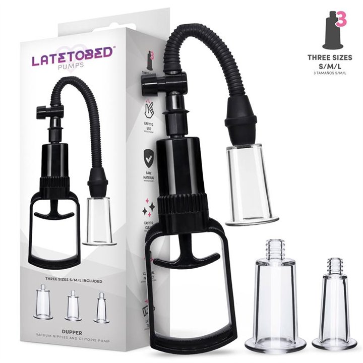 Dupper Clitoris and Nipple Manual Pump 3 Cups - LT-204 - Teknashop Ltd
