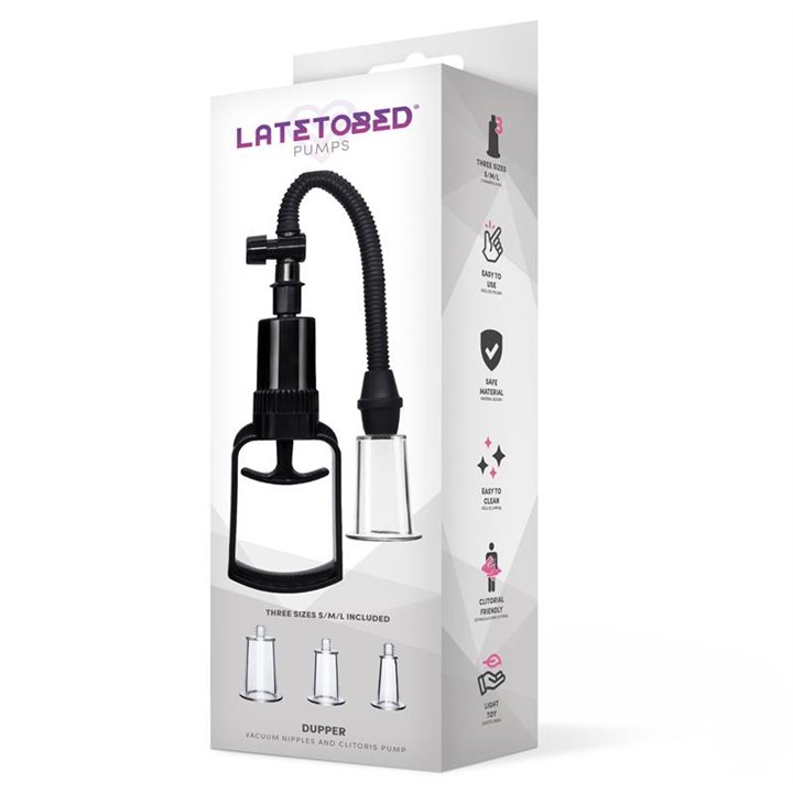 Dupper Clitoris and Nipple Manual Pump 3 Cups - LT-204 - Teknashop Ltd