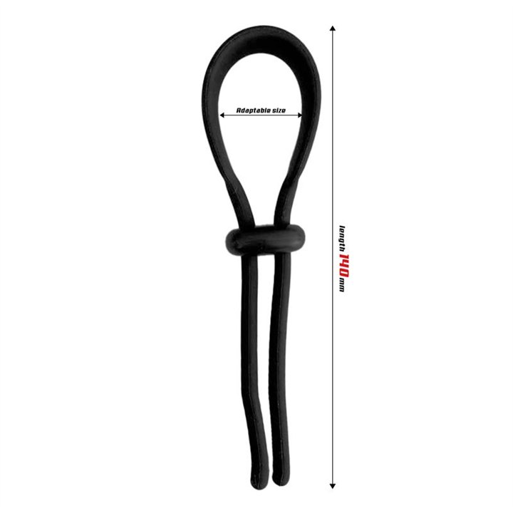 Adjustable Wider Arrest Silicone Cock Ring - BR-199 - Teknashop Ltd