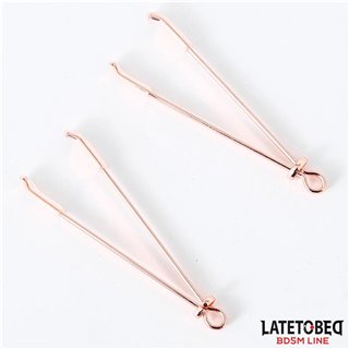 Nipple Clamps Color Rose Gold - 8436615001149 - Teknashop Ltd