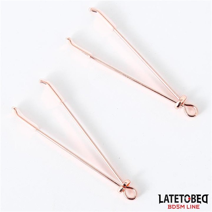 Nipple Clamps Color Rose Gold - 8436615001149 - Teknashop Ltd
