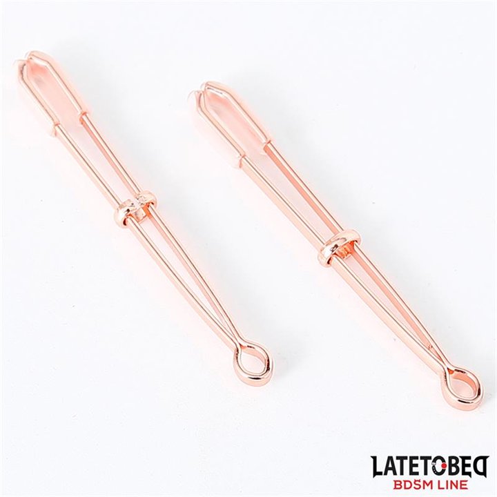 Nipple Clamps Color Rose Gold - 8436615001149 - Teknashop Ltd