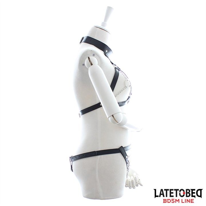 Bra and Panties Bondage Set with Chains - 8436615001453 - Teknashop Ltd