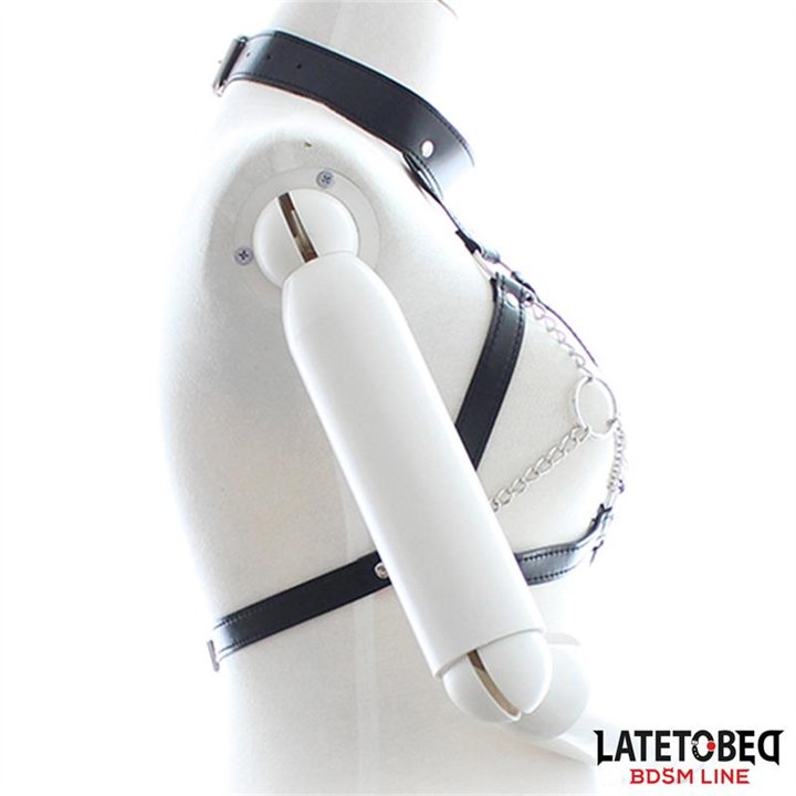 Bondage Harness with Open Cups and Chains - 8436615001552 - Teknashop Ltd
