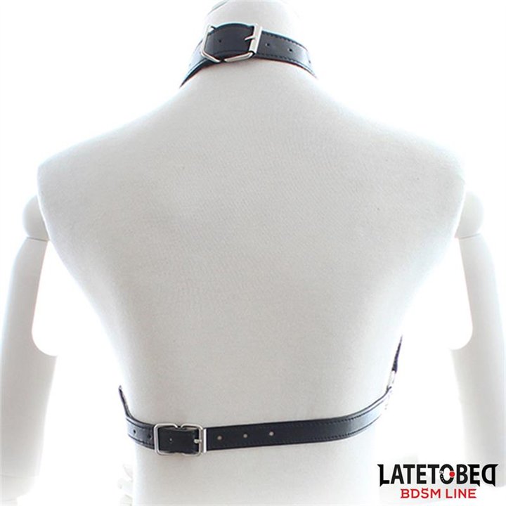 Bondage Harness with Open Cups and Chains - 8436615001552 - Teknashop Ltd