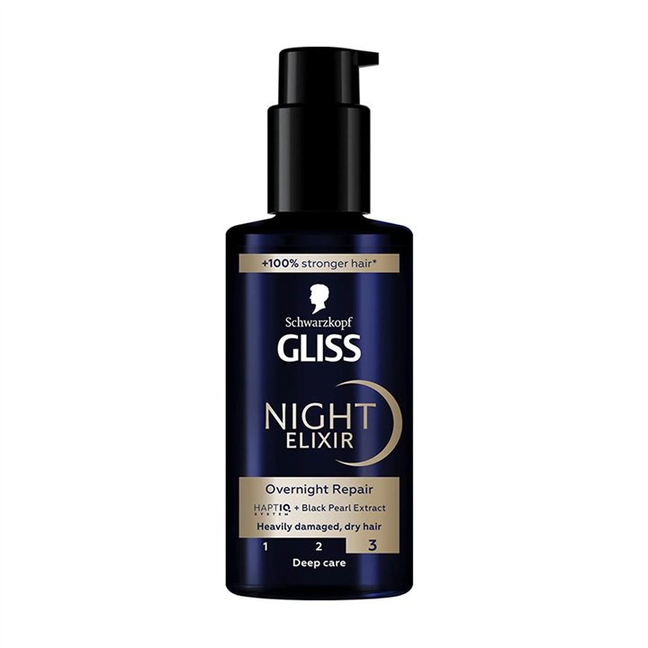 Schwarzkopf Gliss Night Elixir Sérum Cabello Dañado 100ml - unisex - Teknashop Ltd