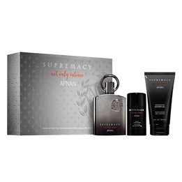 Afnan Supremacy Not Only Intense Eau De Parfum 100ml Spray Gel De Baño 100ml Desodorante Stick 75ml - unisex - Teknashop Ltd