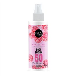 Organic Shop Raspberry Locion Corporal Spf50 150ml - unisex - Teknashop Ltd