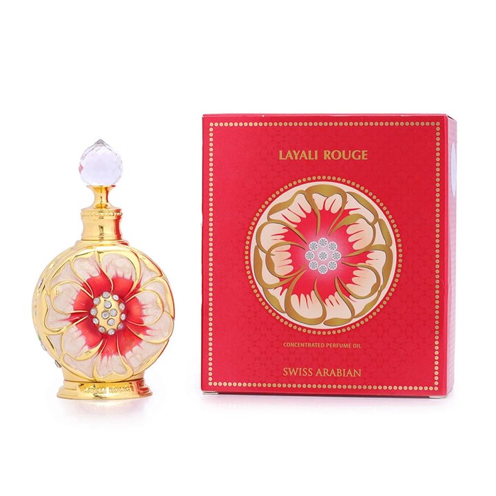 Swiss Arabian Layali Rouge Aceite Perfumado Concentrado 15ml - unisex - Teknashop Ltd