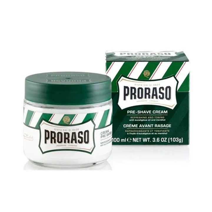 Proraso Green Pre Shave Cream 100ml - unisex - Teknashop Ltd