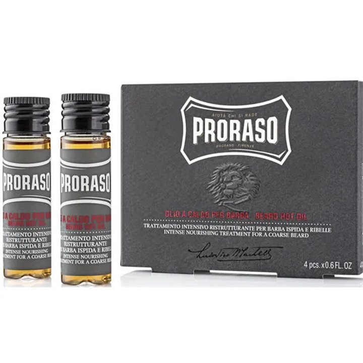 Proraso Bear Hot Oil 4x17ml - unisex - Teknashop Ltd