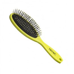 Eurostil Oval Cepillo Mediano Verde Fluor 1un - unisex - Teknashop Ltd