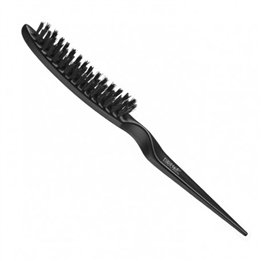 Eurostil Crepar Plano Cepillo Pua Jabali 3 Filas Negras 1un - unisex - Teknashop Ltd