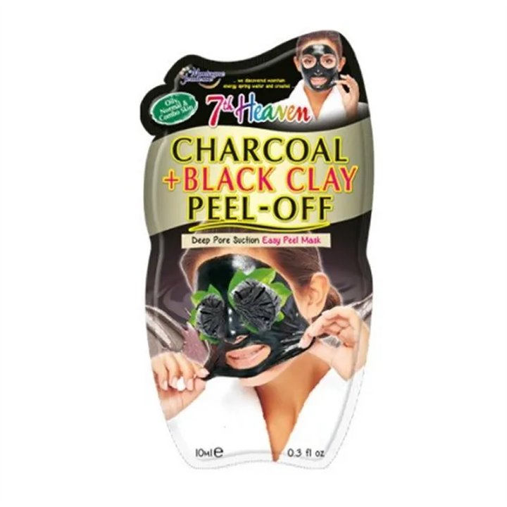 Montagne Jeunesse Charcoal + Black Clay Peel-Off Mask 10ml - unisex - Teknashop Ltd