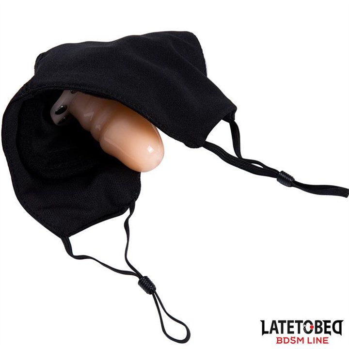 Face mask with 6 cm Detachable Dildo - 8436615001606 - Teknashop Ltd
