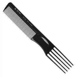 Eurostil Ahuecador Negro Negro Peine 5 Puas 1un - unisex - Teknashop Ltd
