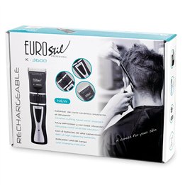 Eurostil Electrica K3600 Ceramico Recargable Maquina Cortapelo Cabello Negro Negro 5w 1un - unisex - Teknashop Ltd