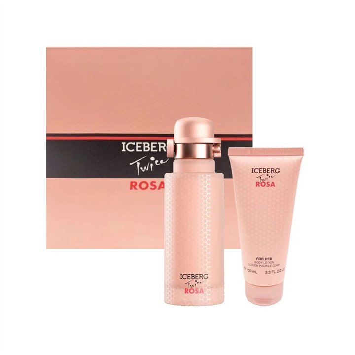 Iceberg Twice Rosa Eau De Toilette 125ml Spray Locion Perfumada Corporal 100ml - unisex - Teknashop Ltd