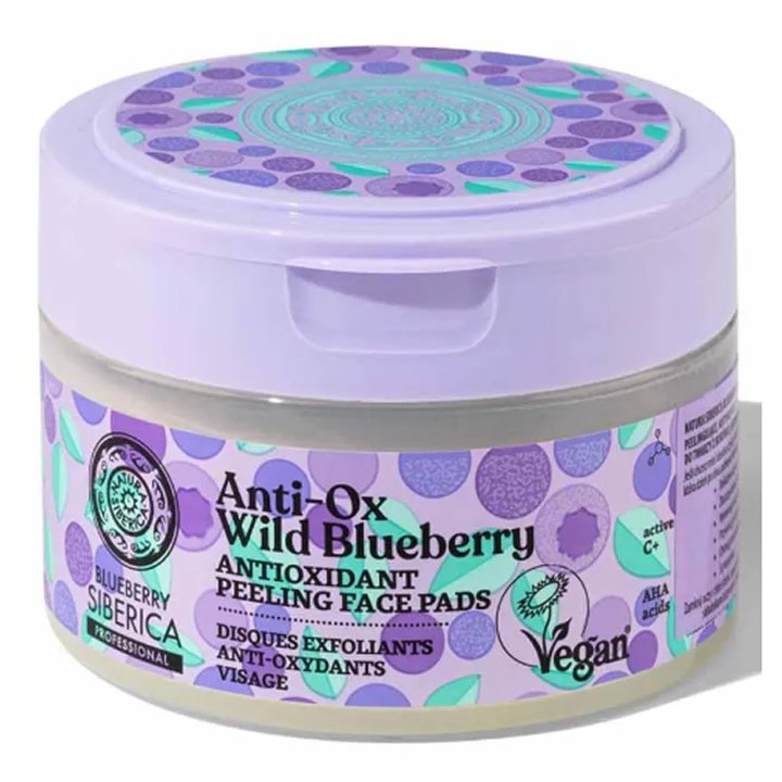 Natura Siberica Antioxidant Peeling Face Pads 20 Units - unisex - Teknashop Ltd