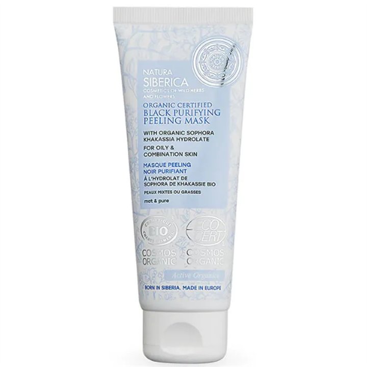 Natura Siberica Black Purifying Peeling Mask 75ml - unisex - Teknashop Ltd