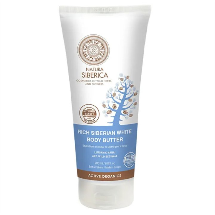 Natura Siberica Rich Siberian White Body Butter 200ml - unisex - Teknashop Ltd