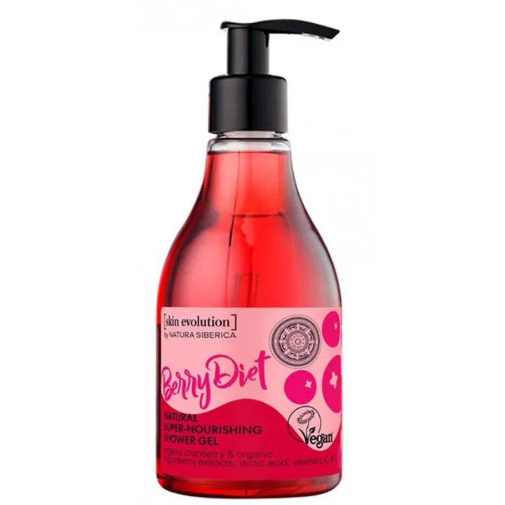 Natura Siberica Berry Diet Natural Super Nourishing Shower Gel 260ml - unisex - Teknashop Ltd