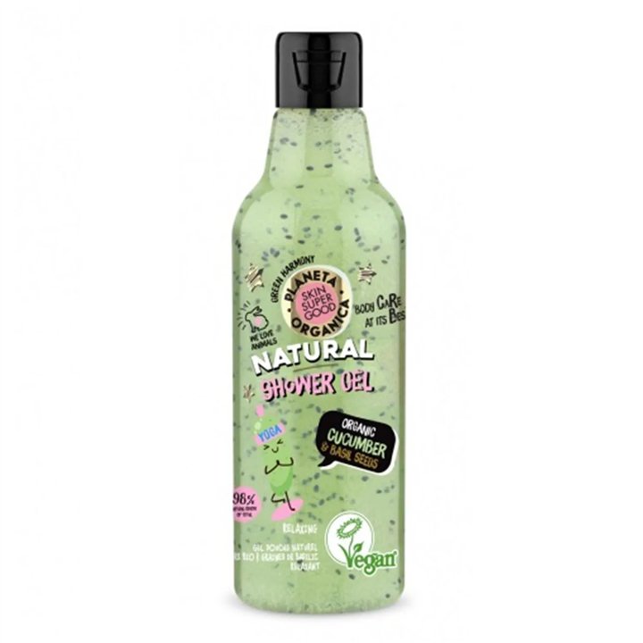 Natura Siberica Skin Super Good Natural Gel De Baño De Pepino Orgánico y Semillas De Albahaca 250ml - unisex - Teknashop Ltd