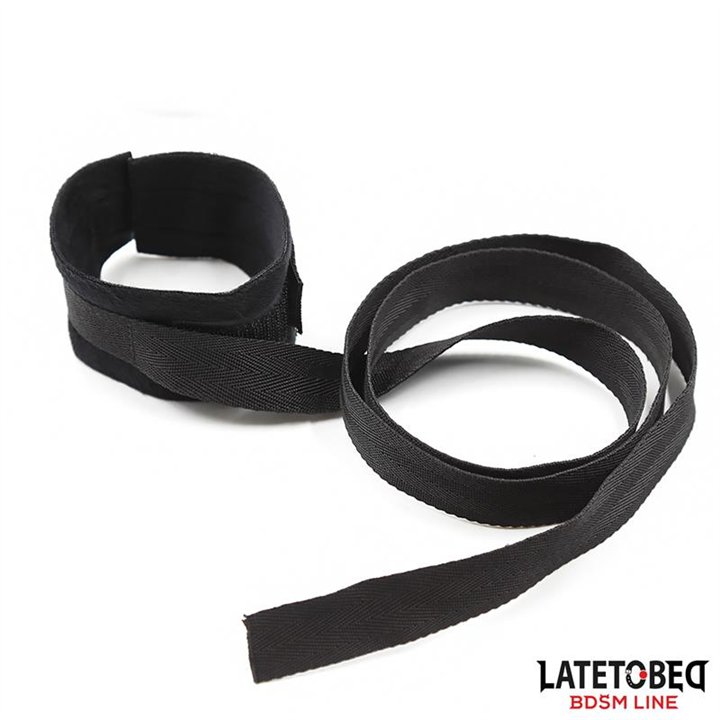 Restraint 3 Pieces Set Blindfold, Anklecuffs and Wristcuffs Adjustable - 8436615001699 - Teknashop Ltd