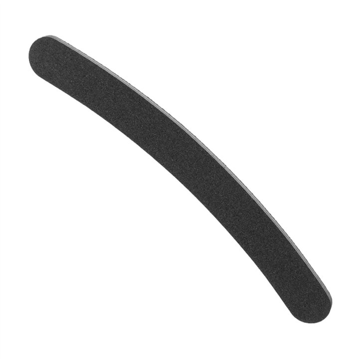 Eurostil Uñas Lima Acolchada Curva 175mm Negra Pack 12un - unisex - Teknashop Ltd
