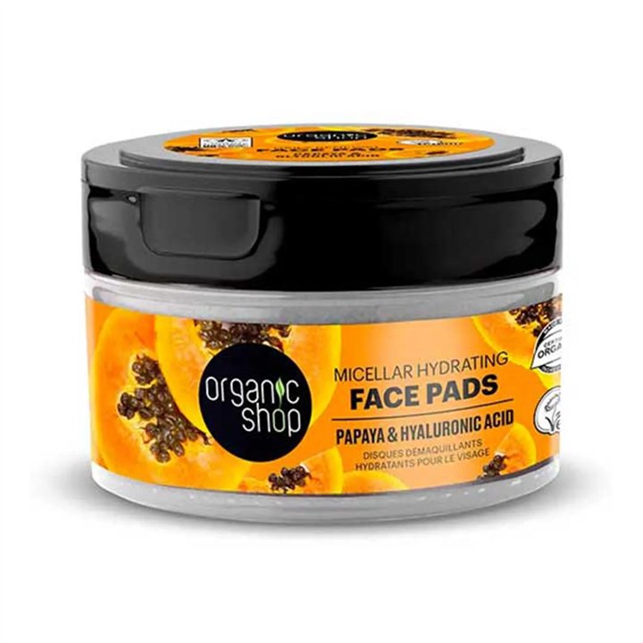 Organic Shop Papaya Micellar Discos Faciales Hidratantes Micellar 20un - unisex - Teknashop Ltd