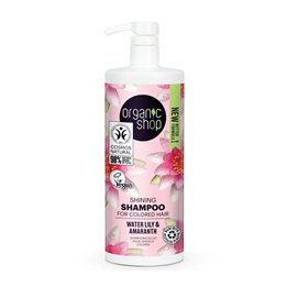 Organic Shop Water Lily Champu Cabello Teñido 1000ml - unisex - Teknashop Ltd