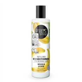 Organic Shop Banana Refillin Acondicionador Cabello Normal 280ml - unisex - Teknashop Ltd