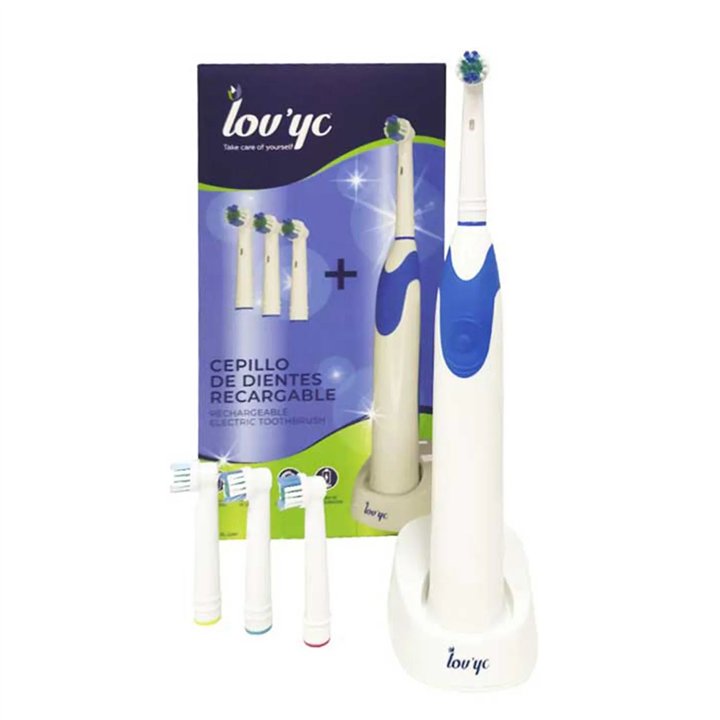 Elie Saab Lovyc Recargable Cepillo De Dientes Electrico 4 Cabezales 1un - unisex - Teknashop Ltd