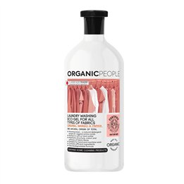 Organic People For All Types Of Fabrics Mango y Papaya Laundry Washing Eco Gel 200ml - unisex - Teknashop Ltd
