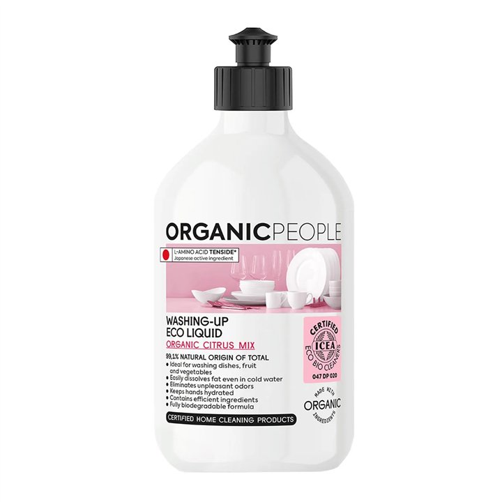 Organic People Organic Citrus Mix Washing-Up Eco Liquid 200ml - unisex - Teknashop Ltd