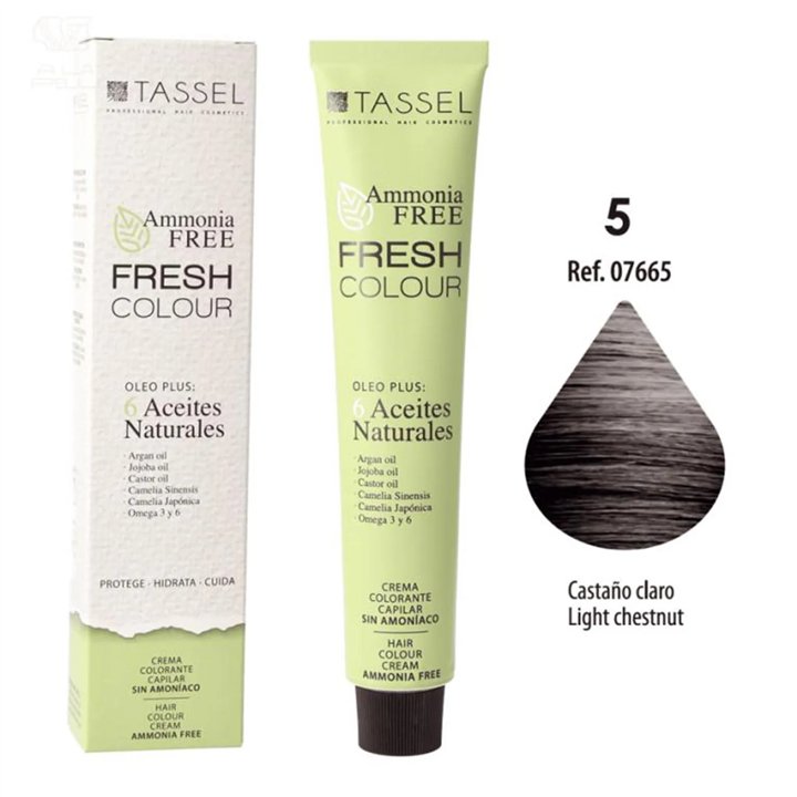Eurostil Fresh Colour Crema Colorante Sin Amoniaco Castaño Claro 1un - unisex - Teknashop Ltd