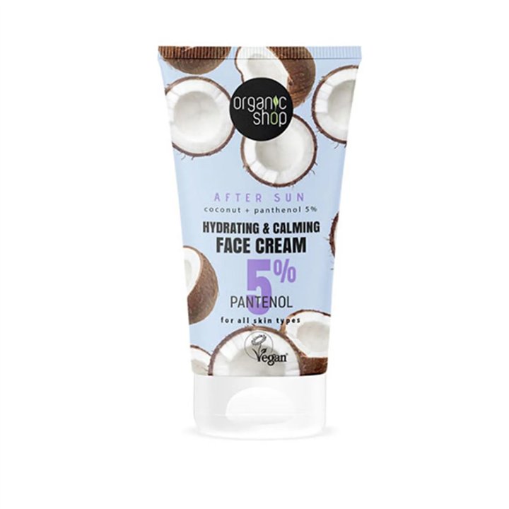 Organic Shop Coconut Crema Facial 5 Pantenol 50ml - unisex - Teknashop Ltd