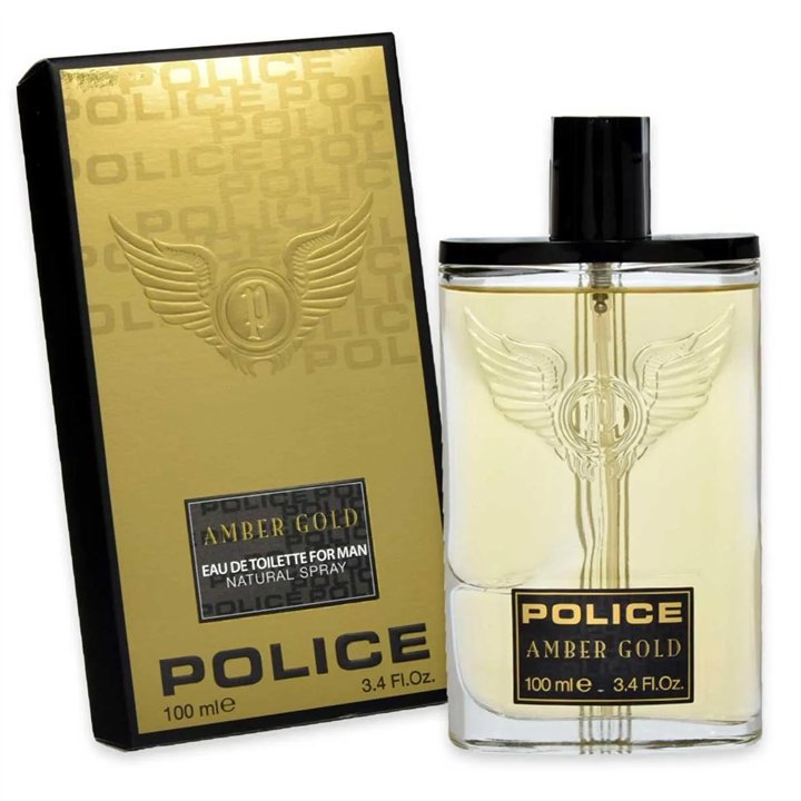 Police Amber Gold Eau De Toilette For Man 100ml Spray - unisex - Teknashop Ltd