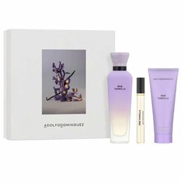 Adolfo Dominguez Iris Vainilla Eau De Parfum Spray 120ml Set 3 Pieces - man - Teknashop Ltd