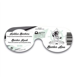 Eurostil Barber Line Antifaz Barbero Negro Negro Pack 50un - unisex - Teknashop Ltd