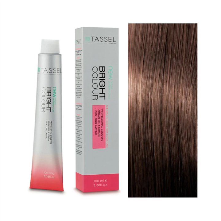 Eurostil Bright Colour Tinte 7,77 Rubio Medio Chocolate 1un - unisex - Teknashop Ltd