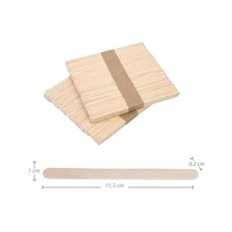 Eurostil Madera Bolsa De Espatulas 115x110mm Pack 100un - unisex - Teknashop Ltd