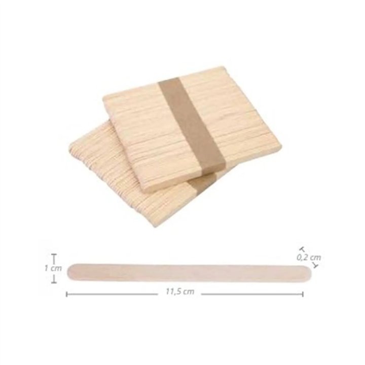 Eurostil Madera Bolsa De Espatulas 115x110mm Pack 100un - unisex - Teknashop Ltd