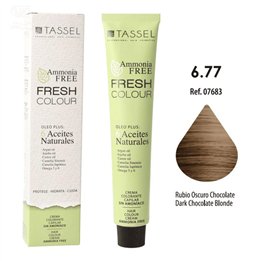 Eurostil Fresh Colour Crema Decolorante 6,77 Rubio Oscuro Chocolate Sin Amoniaco 1un - unisex - Teknashop Ltd